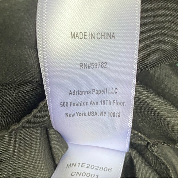 Elegant Dark Floral Jacquard High Low Dress - Picture 10 of 11